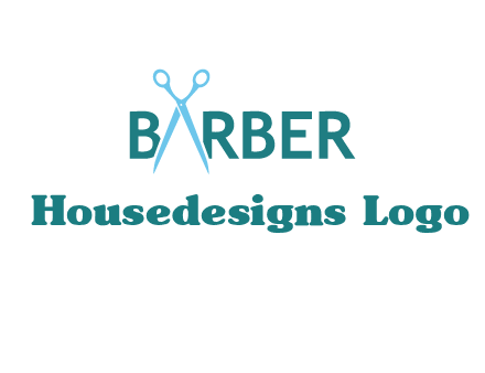 scissor barber logo