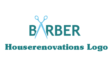 scissor barber logo