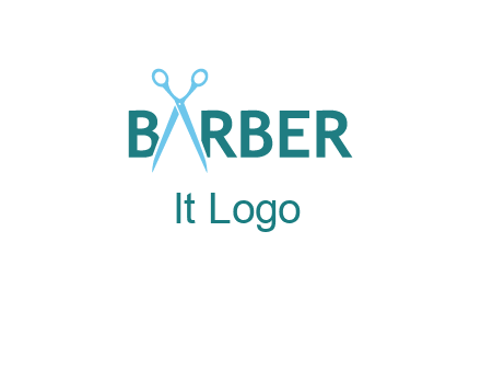 scissor barber logo
