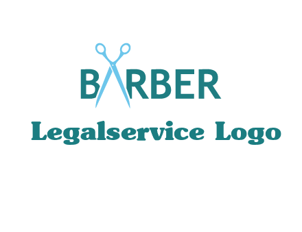 scissor barber logo