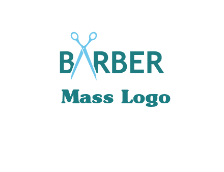 scissor barber logo