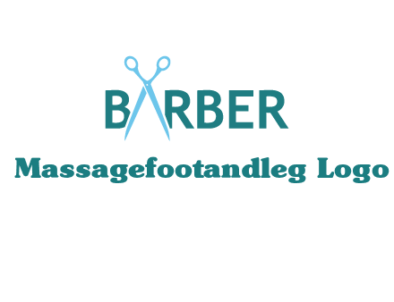 scissor barber logo