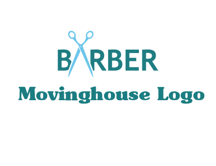 scissor barber logo