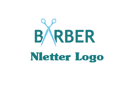scissor barber logo