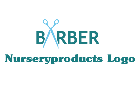 scissor barber logo