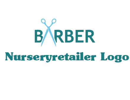 scissor barber logo
