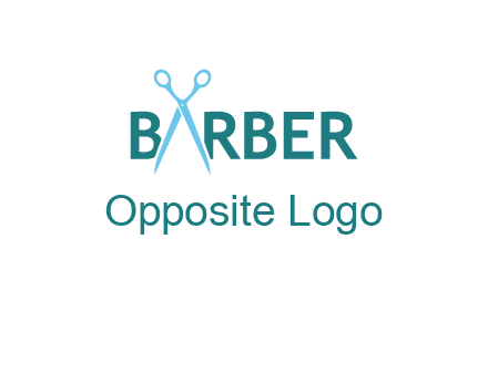 scissor barber logo