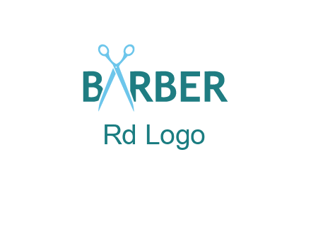 scissor barber logo