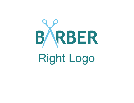 scissor barber logo