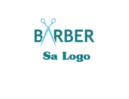 scissor barber logo