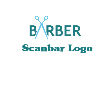 scissor barber logo