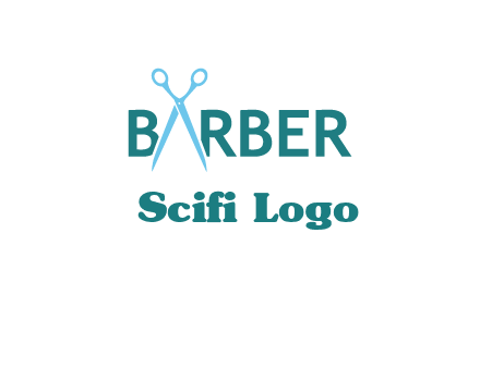 scissor barber logo