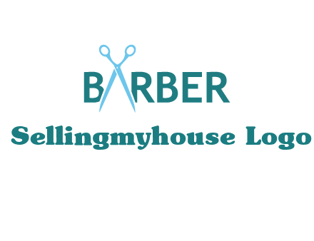 scissor barber logo