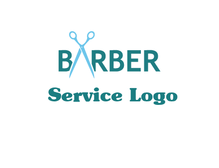 scissor barber logo