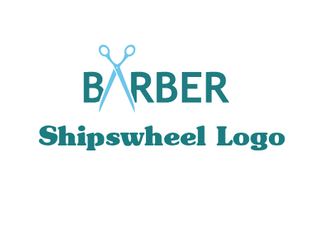 scissor barber logo