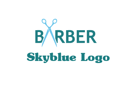 scissor barber logo
