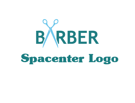 scissor barber logo