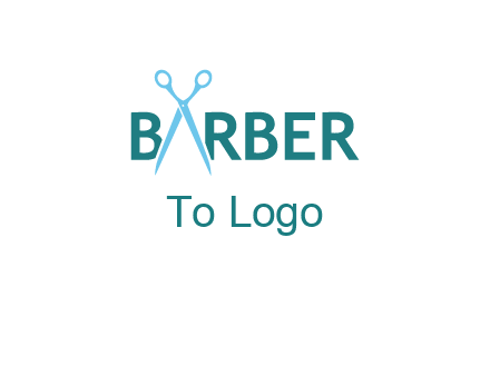 scissor barber logo