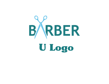scissor barber logo