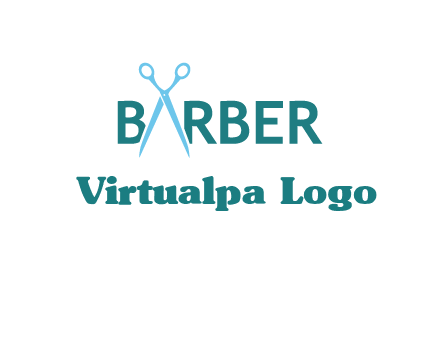 scissor barber logo