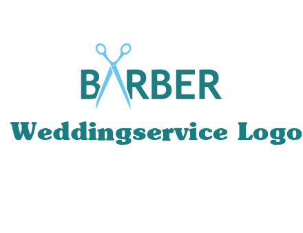 scissor barber logo