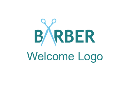 scissor barber logo