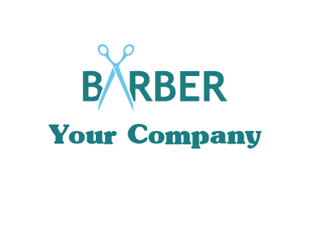 scissor barber logo