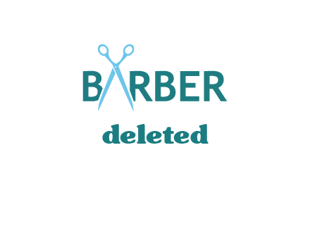 scissor barber logo