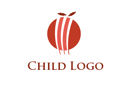 wicket on ball sports logo