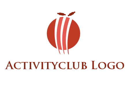 wicket on ball sports logo