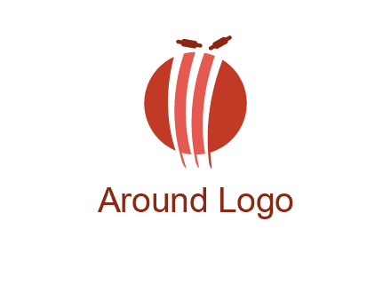 wicket on ball sports logo