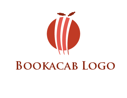 wicket on ball sports logo