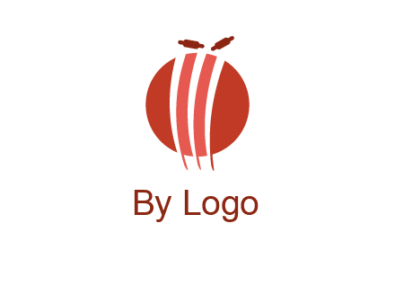 wicket on ball sports logo