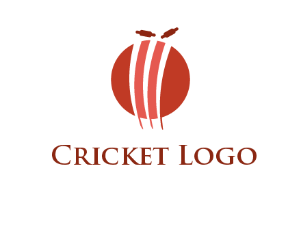 wicket on ball sports logo