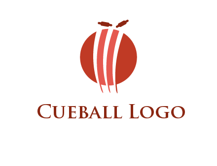 wicket on ball sports logo