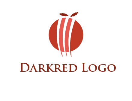wicket on ball sports logo