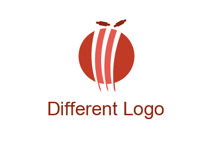 wicket on ball sports logo