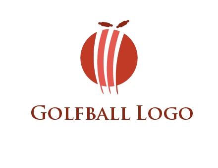wicket on ball sports logo