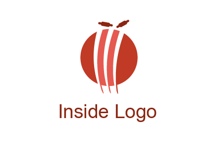 wicket on ball sports logo