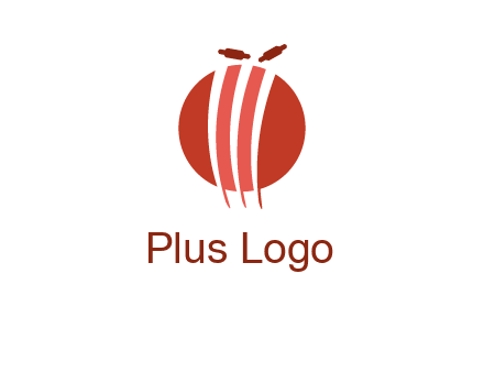 wicket on ball sports logo