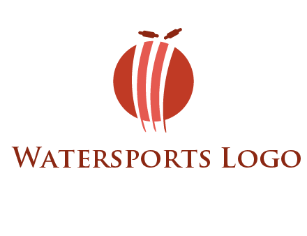 wicket on ball sports logo