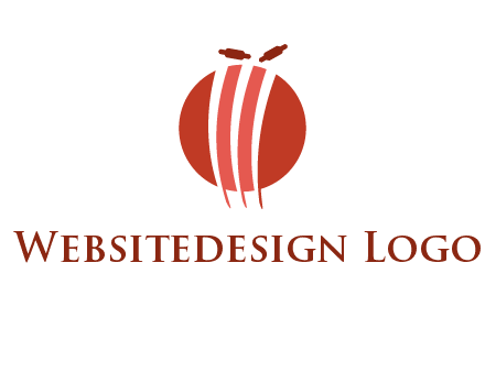 wicket on ball sports logo