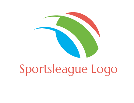 ball with swoosh sports logo