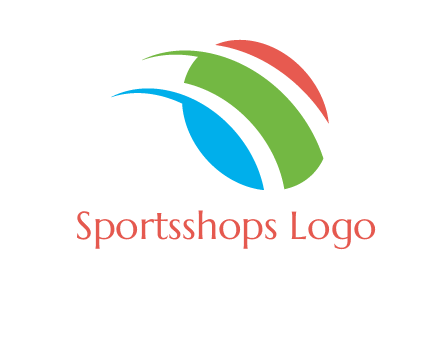 ball with swoosh sports logo