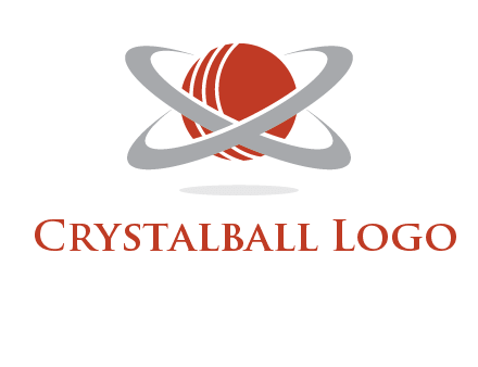 cricket ball with swoosh sports logo