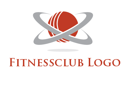 cricket ball with swoosh sports logo