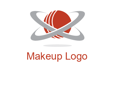 cricket ball with swoosh sports logo