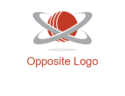 cricket ball with swoosh sports logo