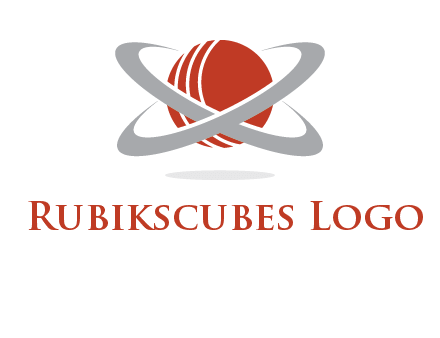 cricket ball with swoosh sports logo