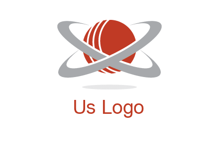 cricket ball with swoosh sports logo